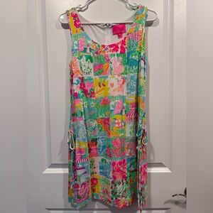 Lilly Pulitzer Multicolor Patchwork State of Mind Romper